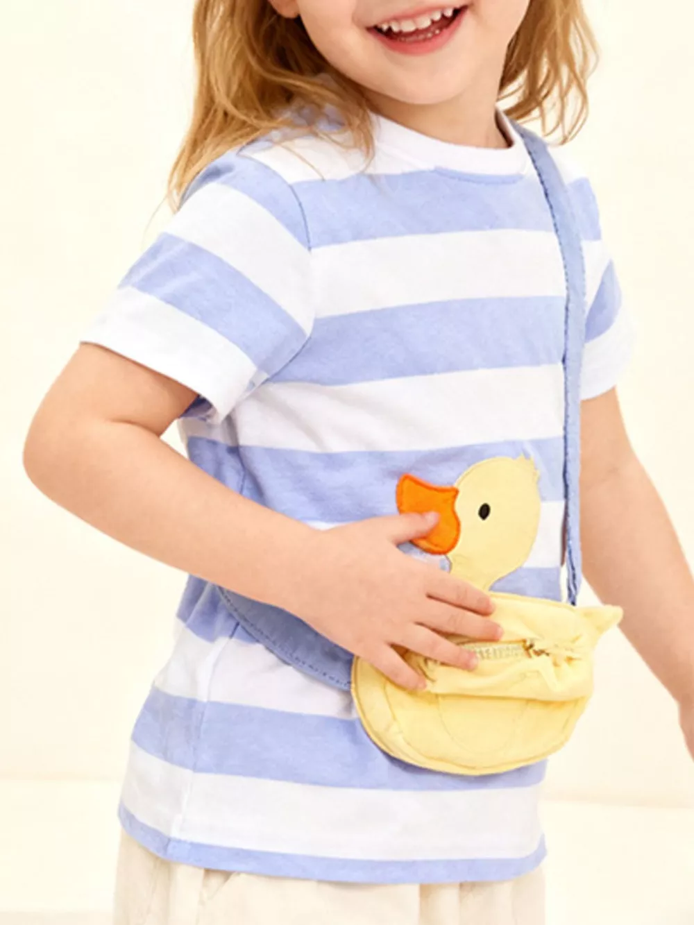 Children's Duck Applique Striped T-Shirt, image 2