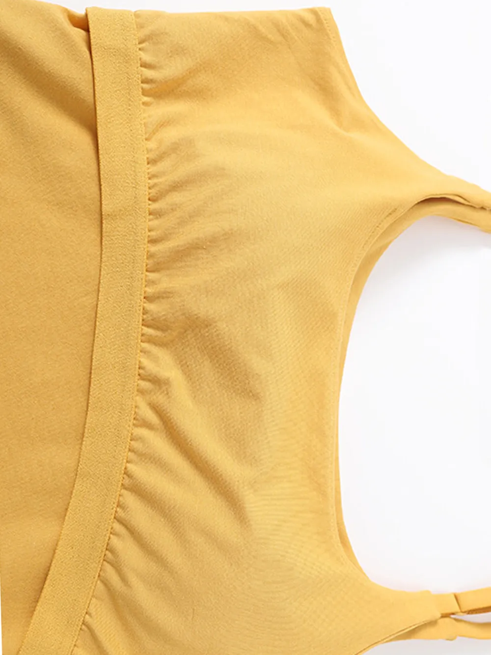 Scoop Neck Cropped Cami with Chest Pads, image 5