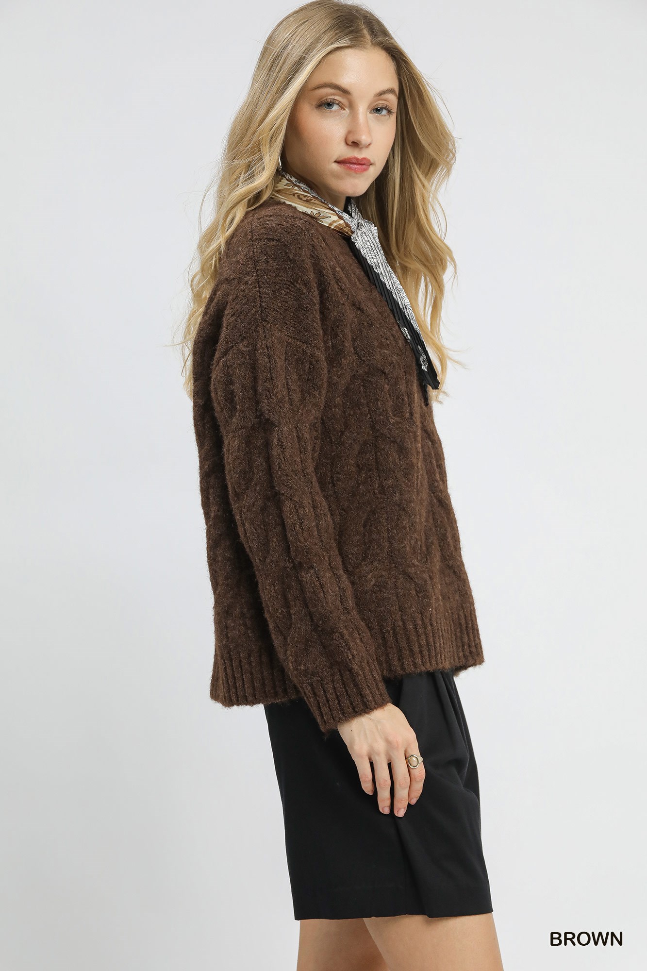 Cable Knit Cozy Sweater, image 3