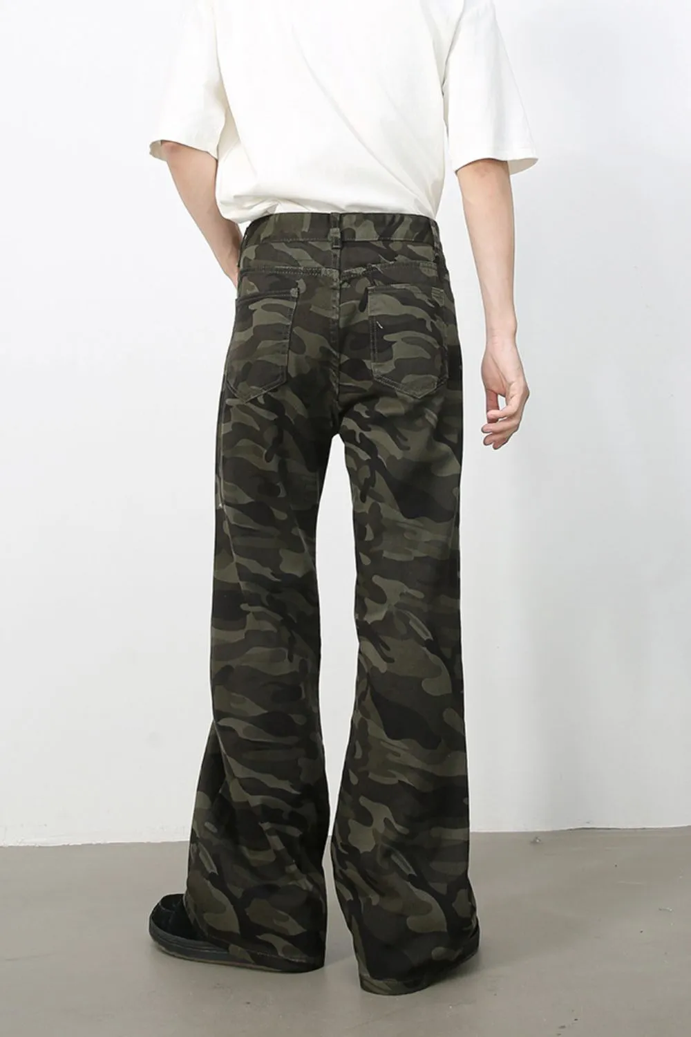 Men's Camouflage Jeans with Pockets, image 3