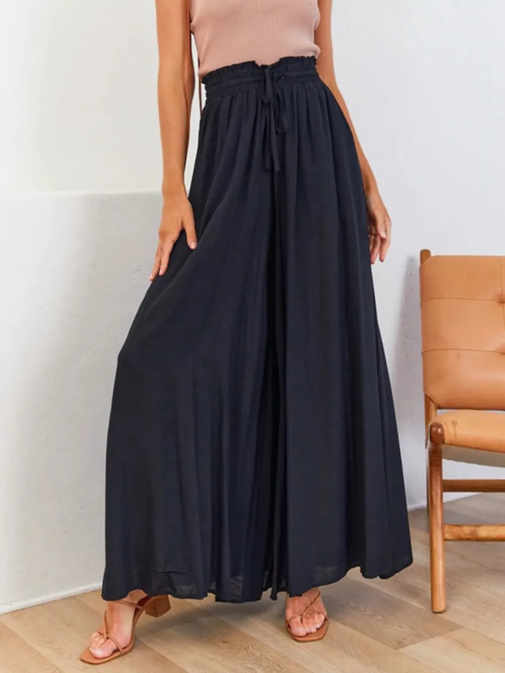 High Waist Wide Leg Pants, image 3