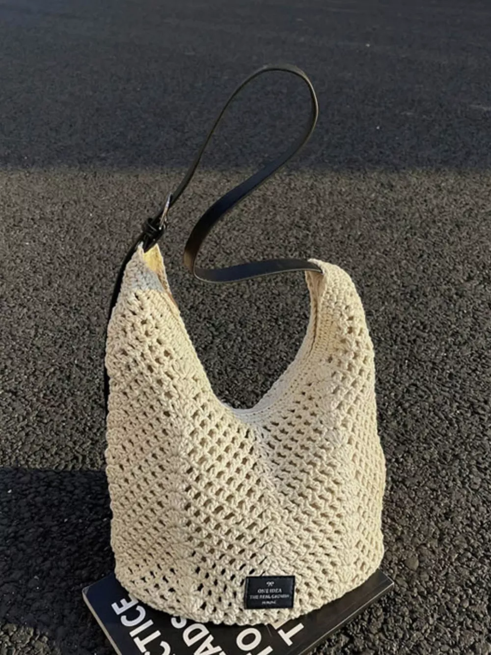 Boho Crochet Shoulder Bag, image 5