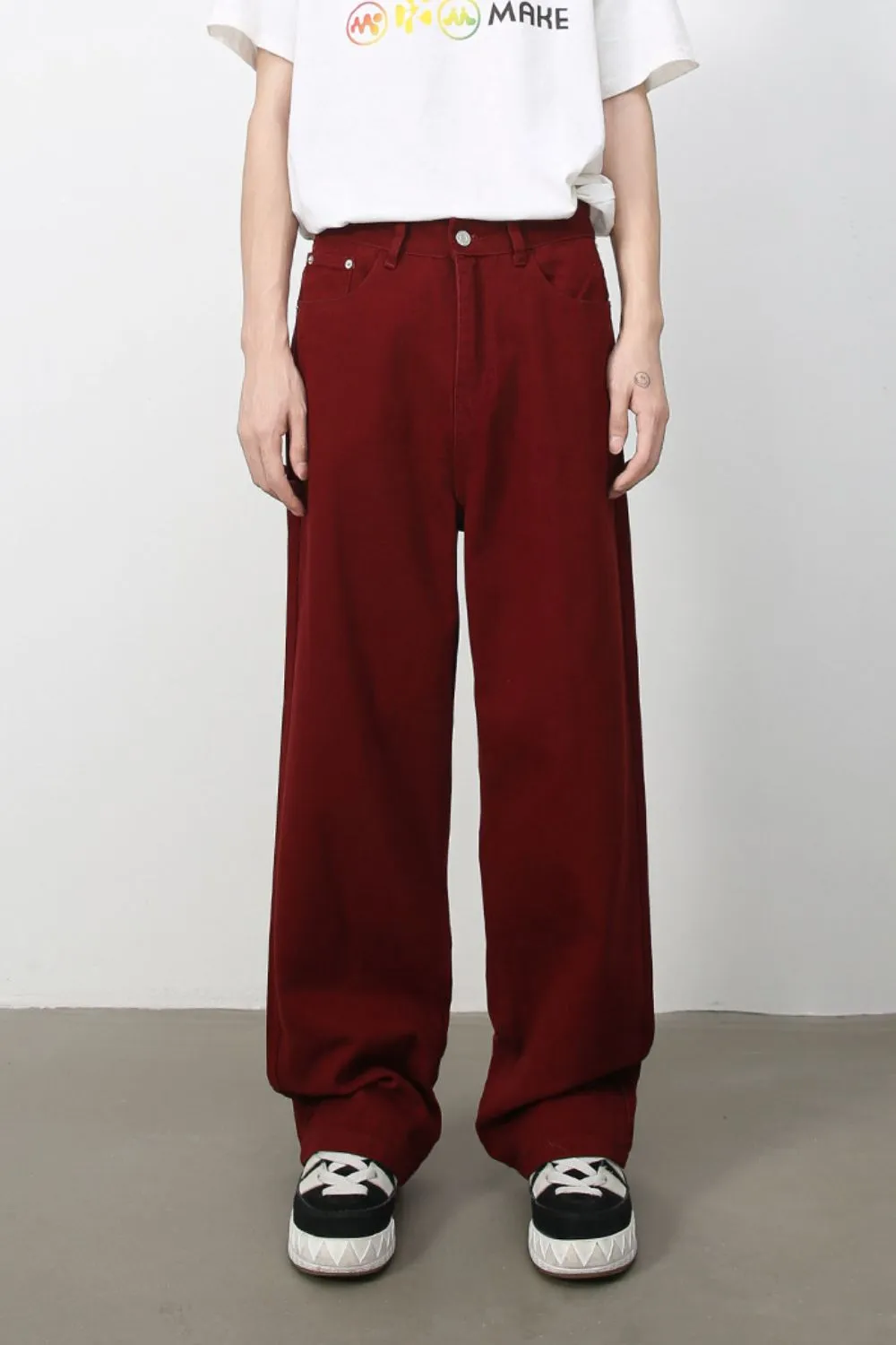 Men's Mid Rise Baggy Jeans, image 2