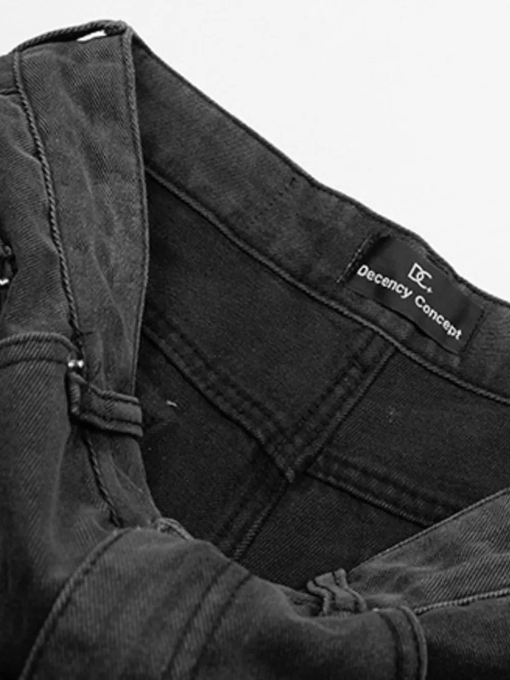 Men's Multi-Pocket Cargo Style Wide Leg Jeans, image 5