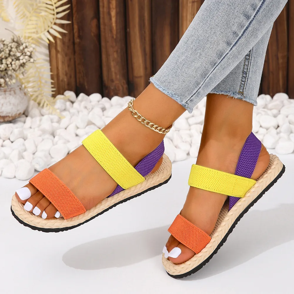 Open Toe Flat Sandals, image 7