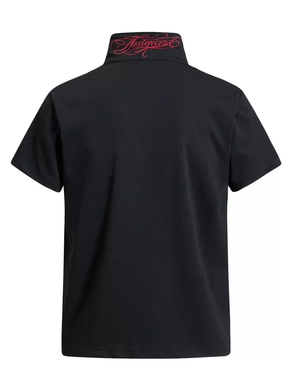 Men's Letter Embroidered Short Sleeve Polo, image 3