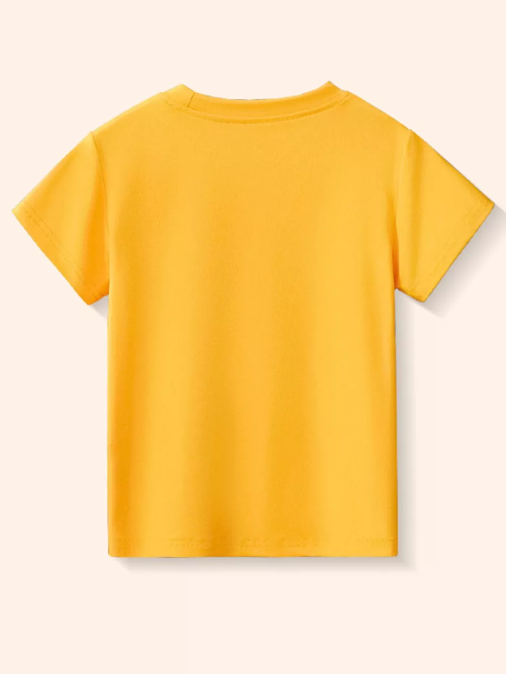 Children's Cartoon Firefighter Graphic Short Sleeve T-Shirt, image 4