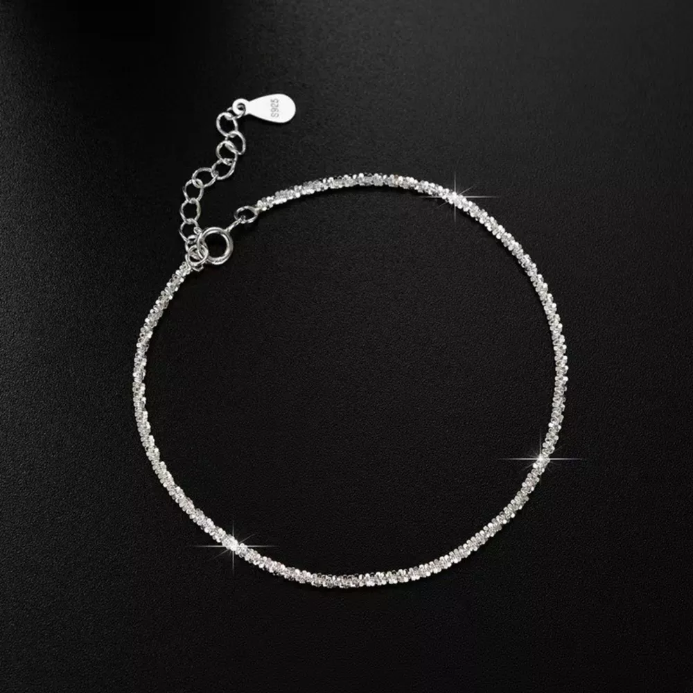 925 Sterling Silver Chain Adjustable Bracelet