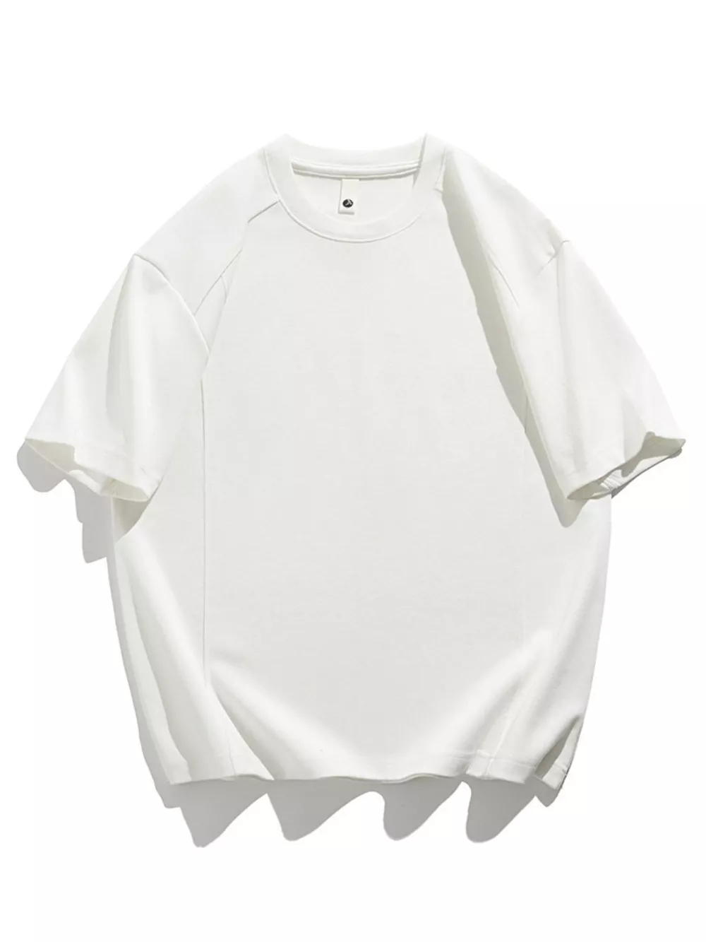 Men's Plus Size Oversized Solid Color Casual T-Shirt, image 5