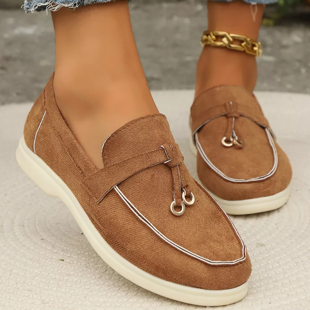 Casual Round Toe Slip-Ons, image 9