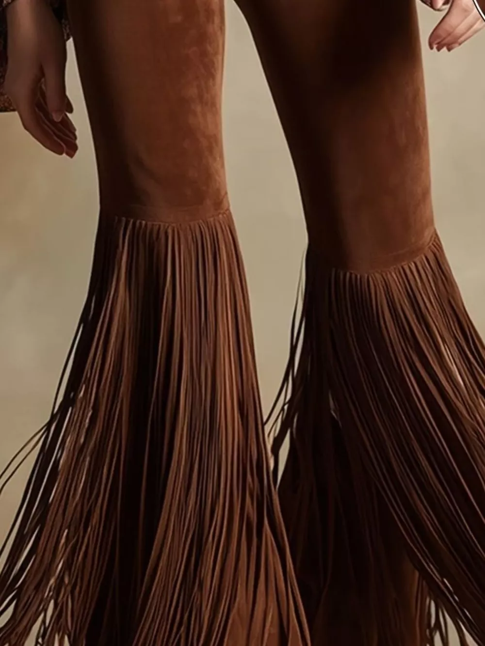 Fringe Flare Pants, image 2