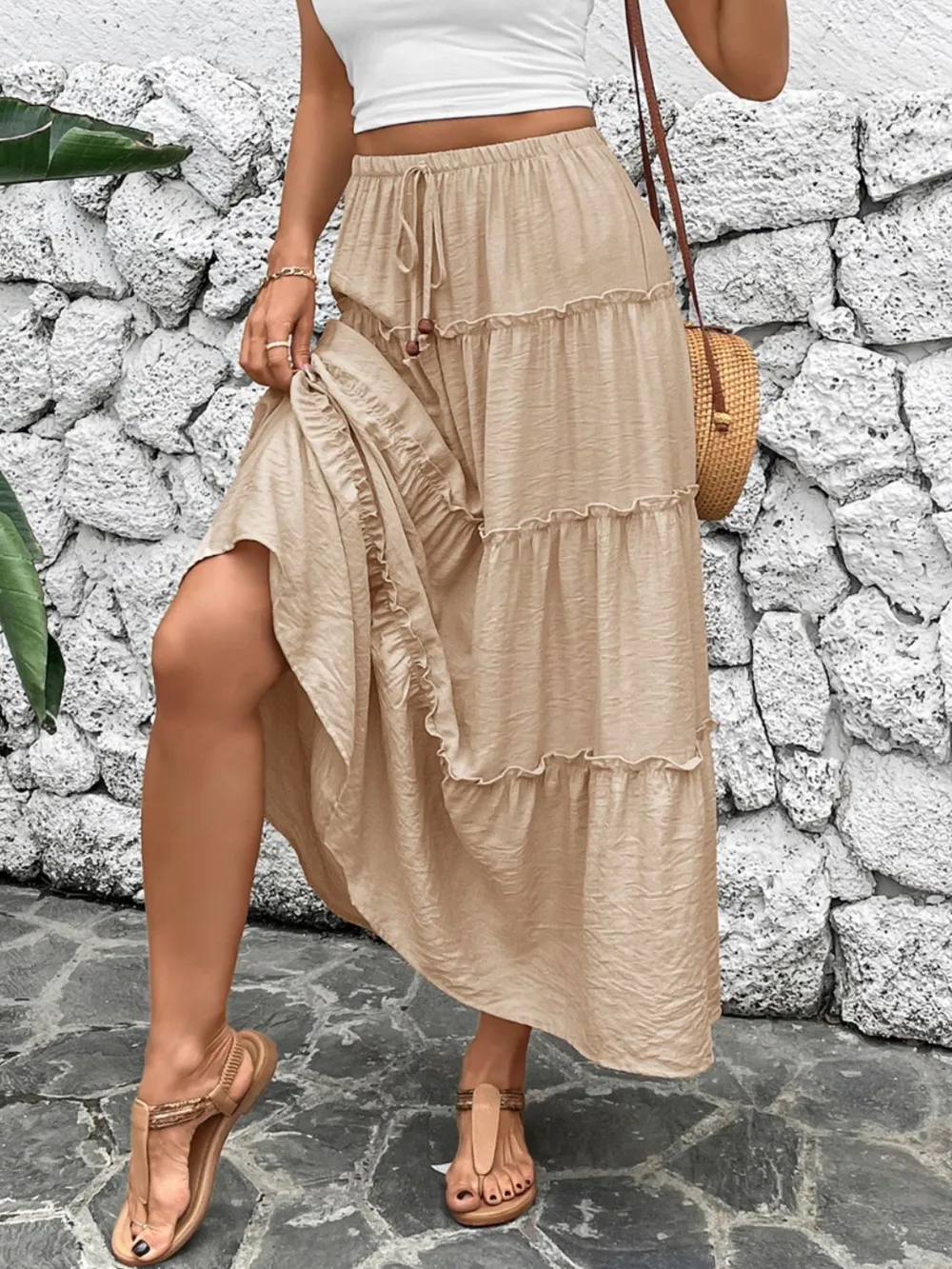 Frill Tiered Skirt, image 2