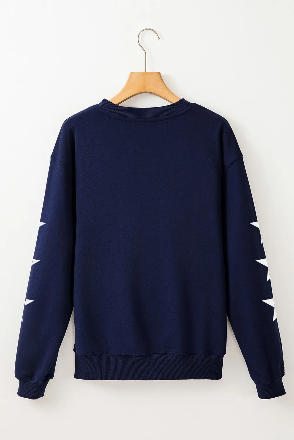 GAME DAY Star Round Neck Long Sleeve Sweatshirt, image 2