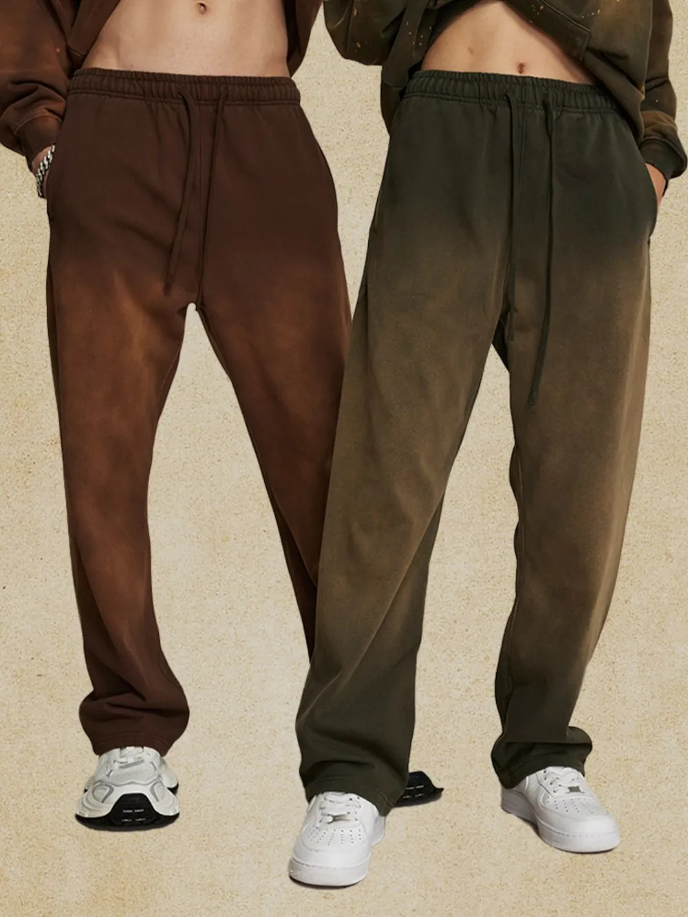 Men's Drawstring Baggy Pants, image 3