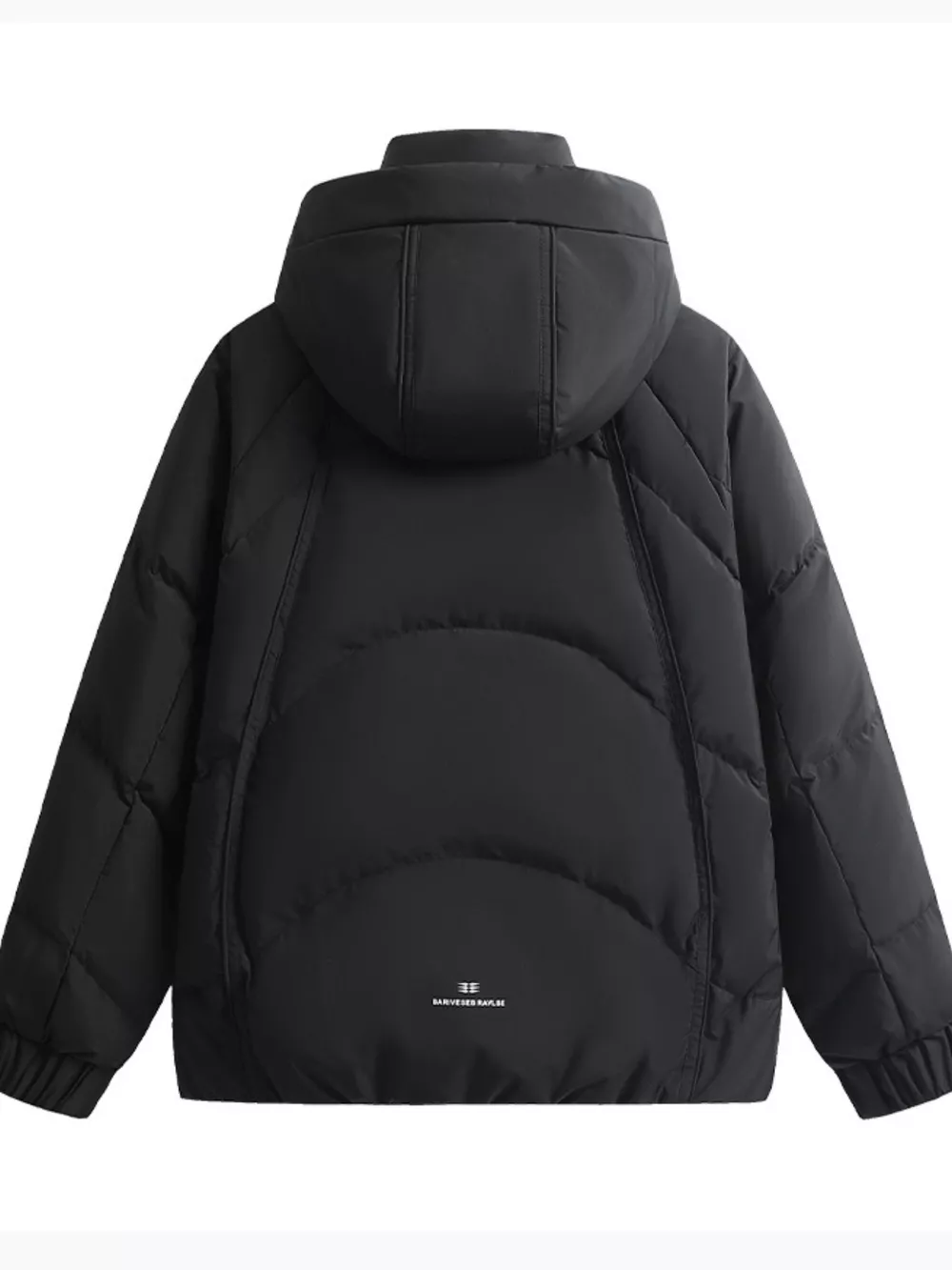 Men's Plus Size Hooded Padded Puffer Jacket, image 6