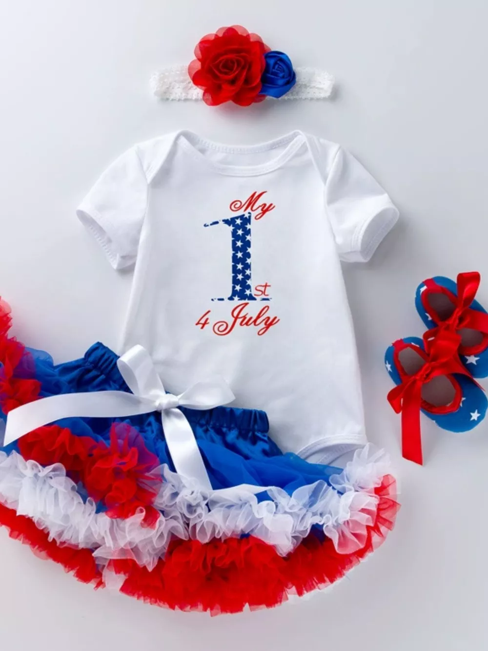 Children's First 4th of July Outfit Set, image 2