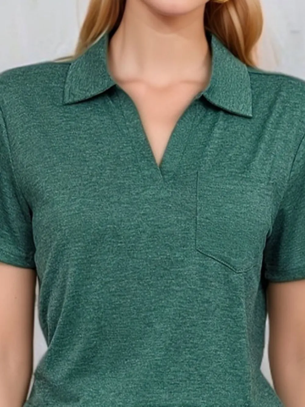 Johnny Collar Short Sleeve Top, image 4
