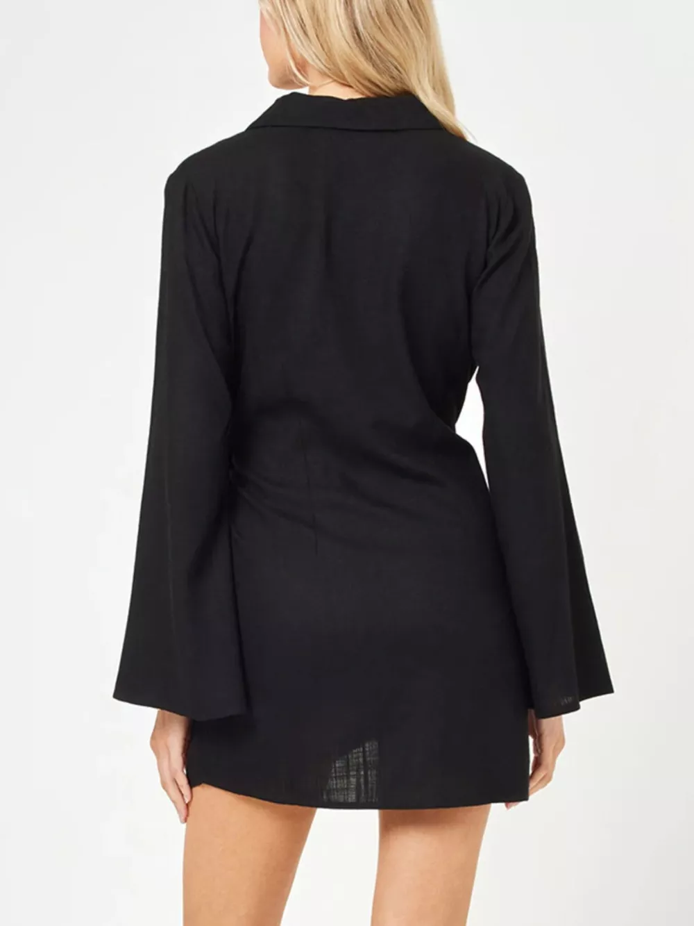 Tied Long Sleeve Cover Up Dress, image 10