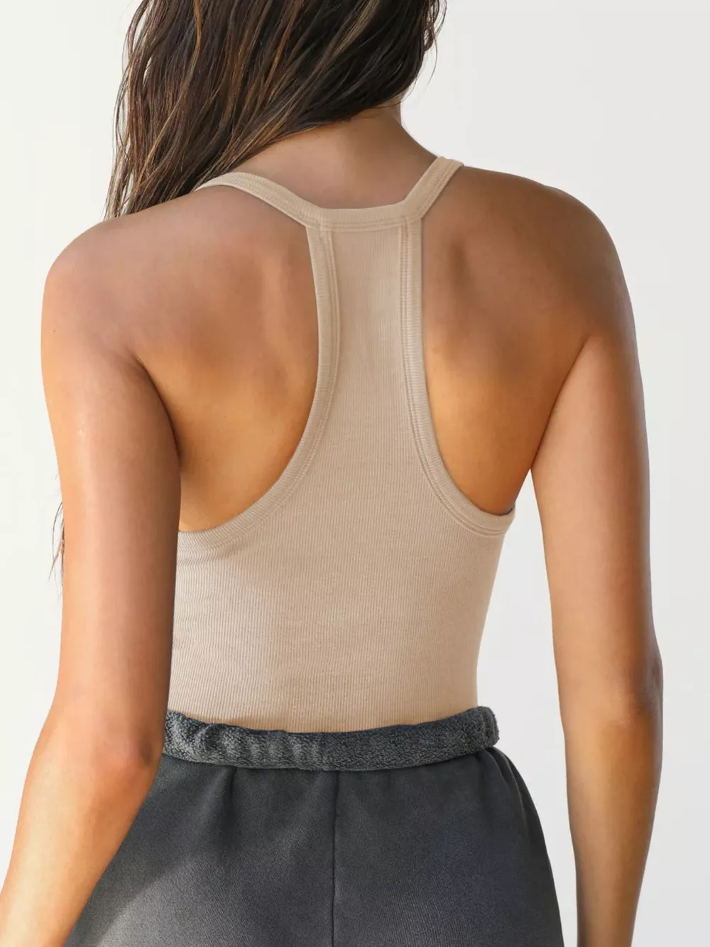 Ribbed Racerback Cami, image 2