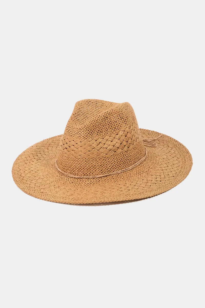 Fame Straw Braided Sun Hat, image 4
