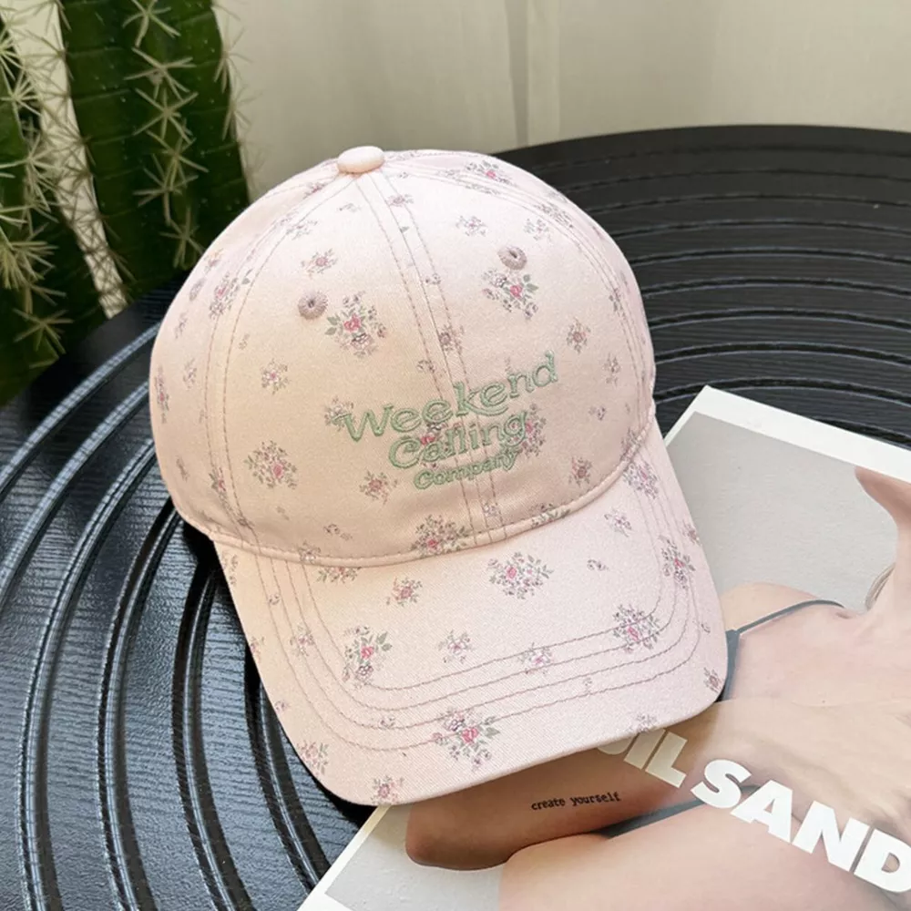 Floral Print Baseball Cap, image 4