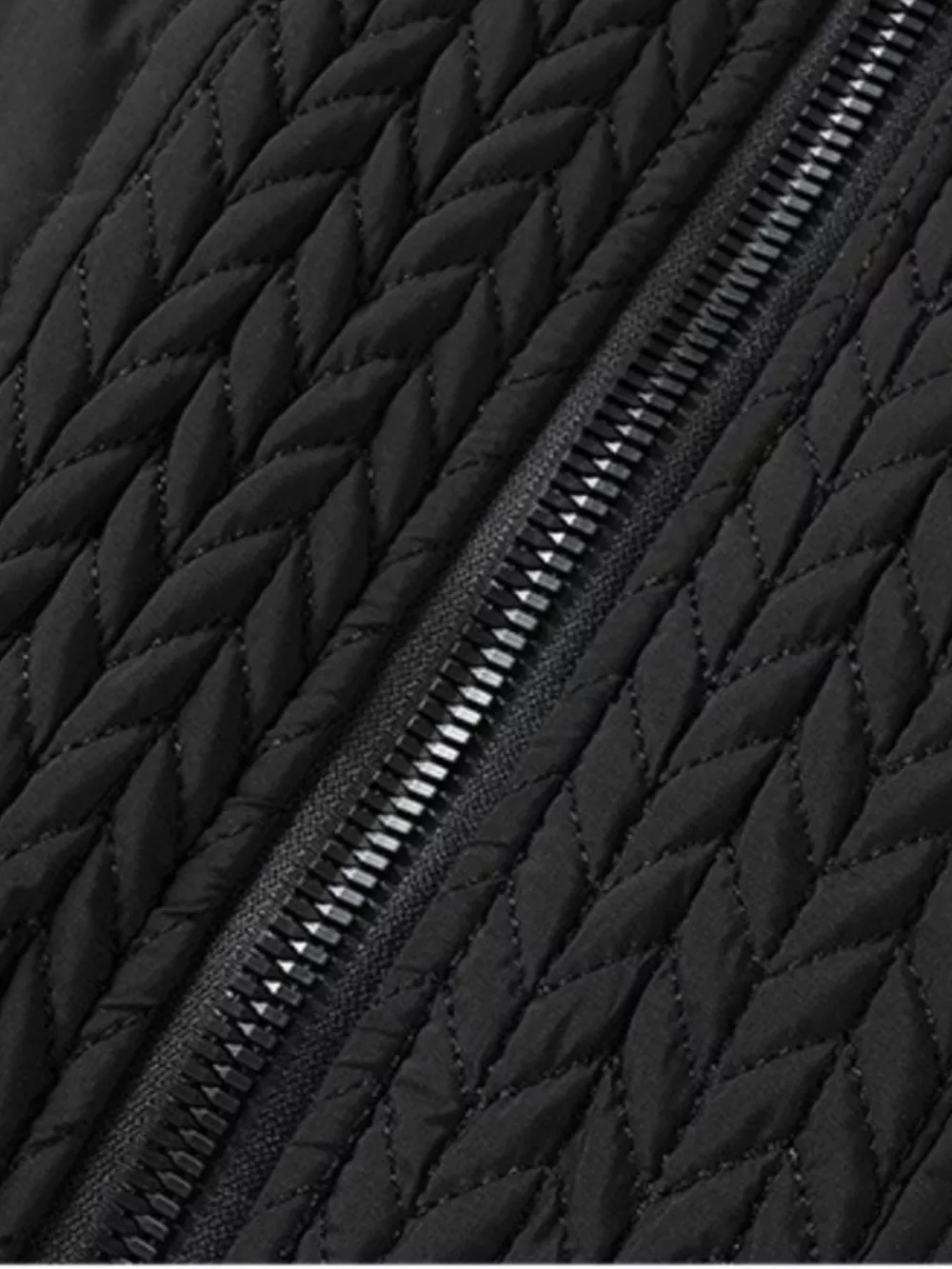 Men's Plus Size Texture Hooded Puffer Jacket, image 5