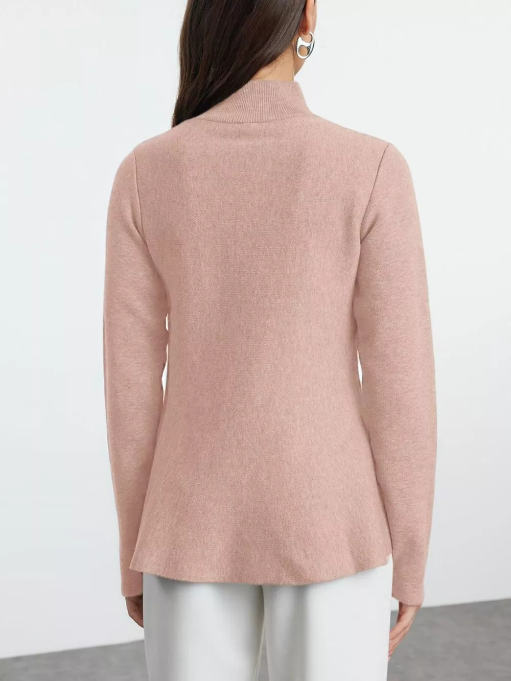 Mock Neck Long Sleeve Sweater, image 4