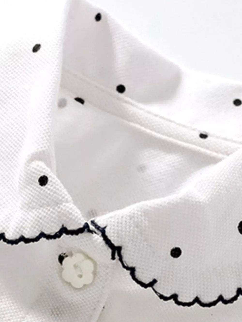 Children's Button Detail Short Sleeve Polo, image 2