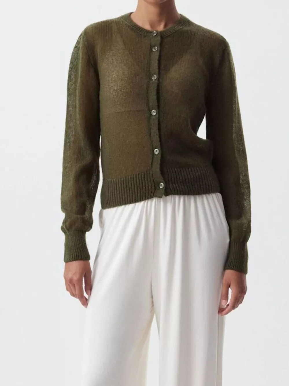 Button Up Long Sleeve Cardigan