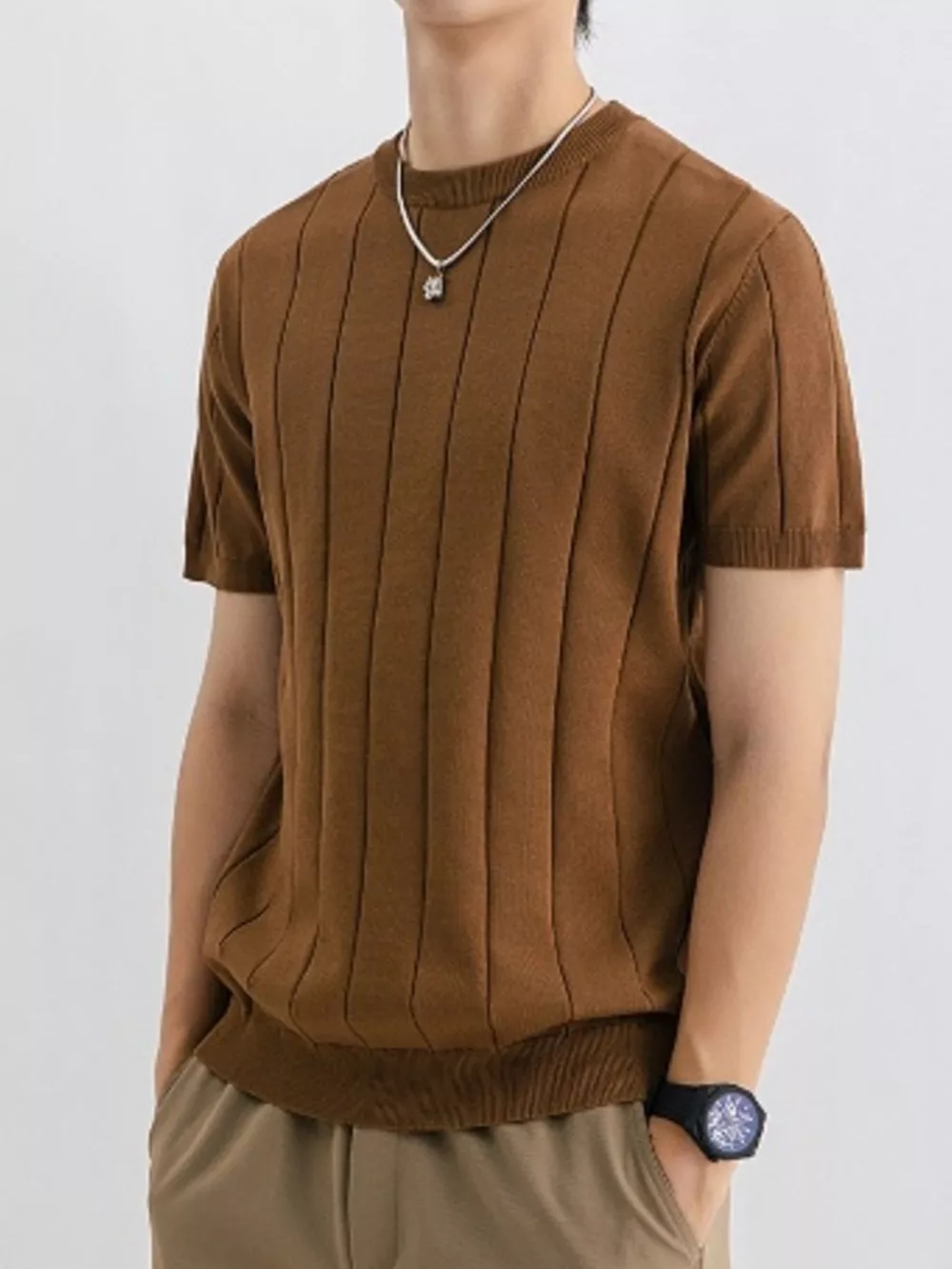 Men's Plus Size Breathable Short Sleeve T-Shirt, image 11