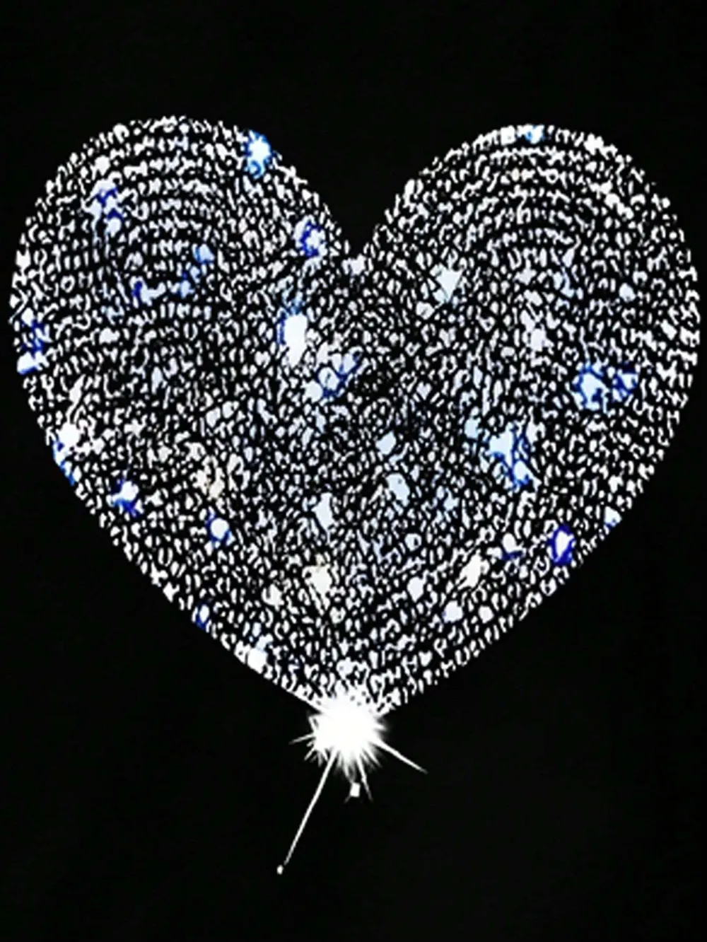 Heart Graphic Round Neck Short Sleeve T-Shirt, image 3