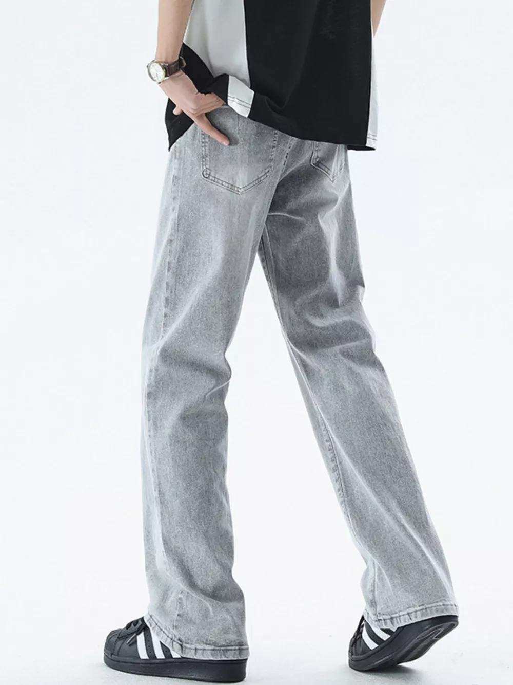 Men's Full Size Loose Fit Jeans Plus Size, image 7