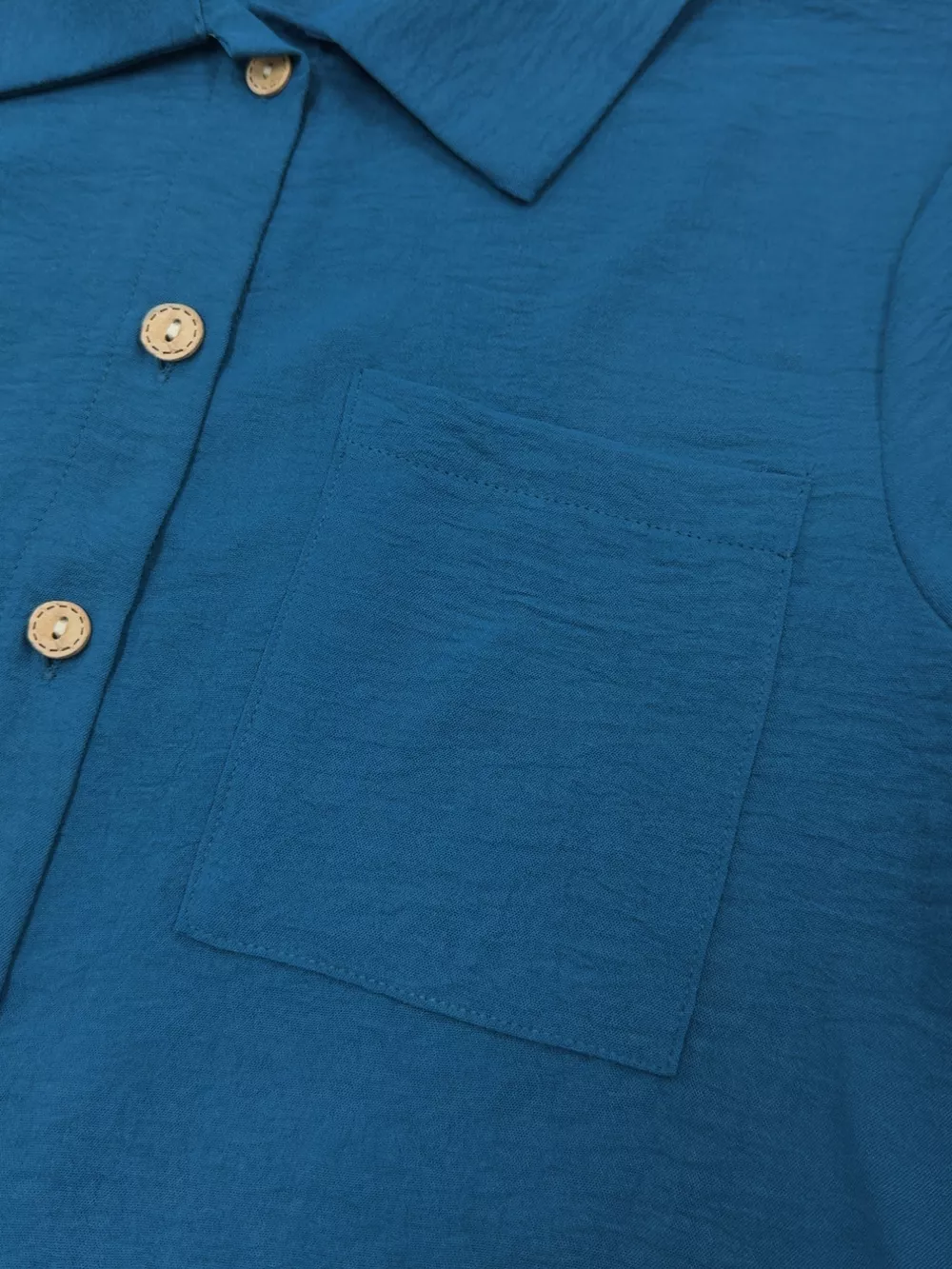 Button Front Midi Shirt Dress, image 2