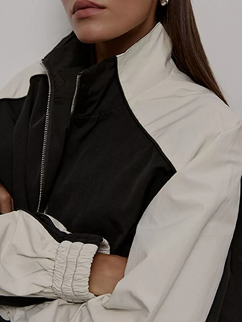 Color Block Zip Up Outerwear and Pants Set, image 11