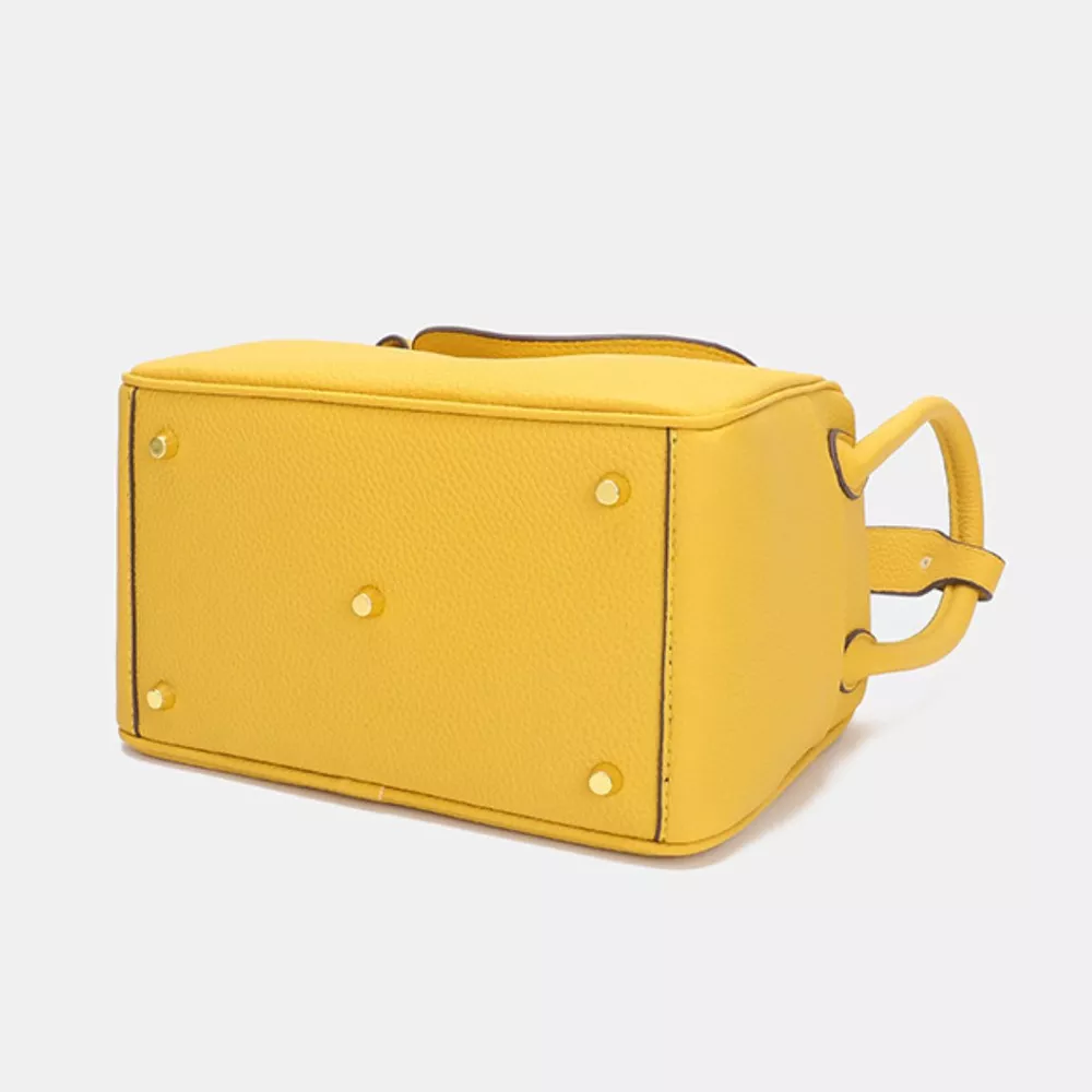Textured PU Leather Handbag, image 5