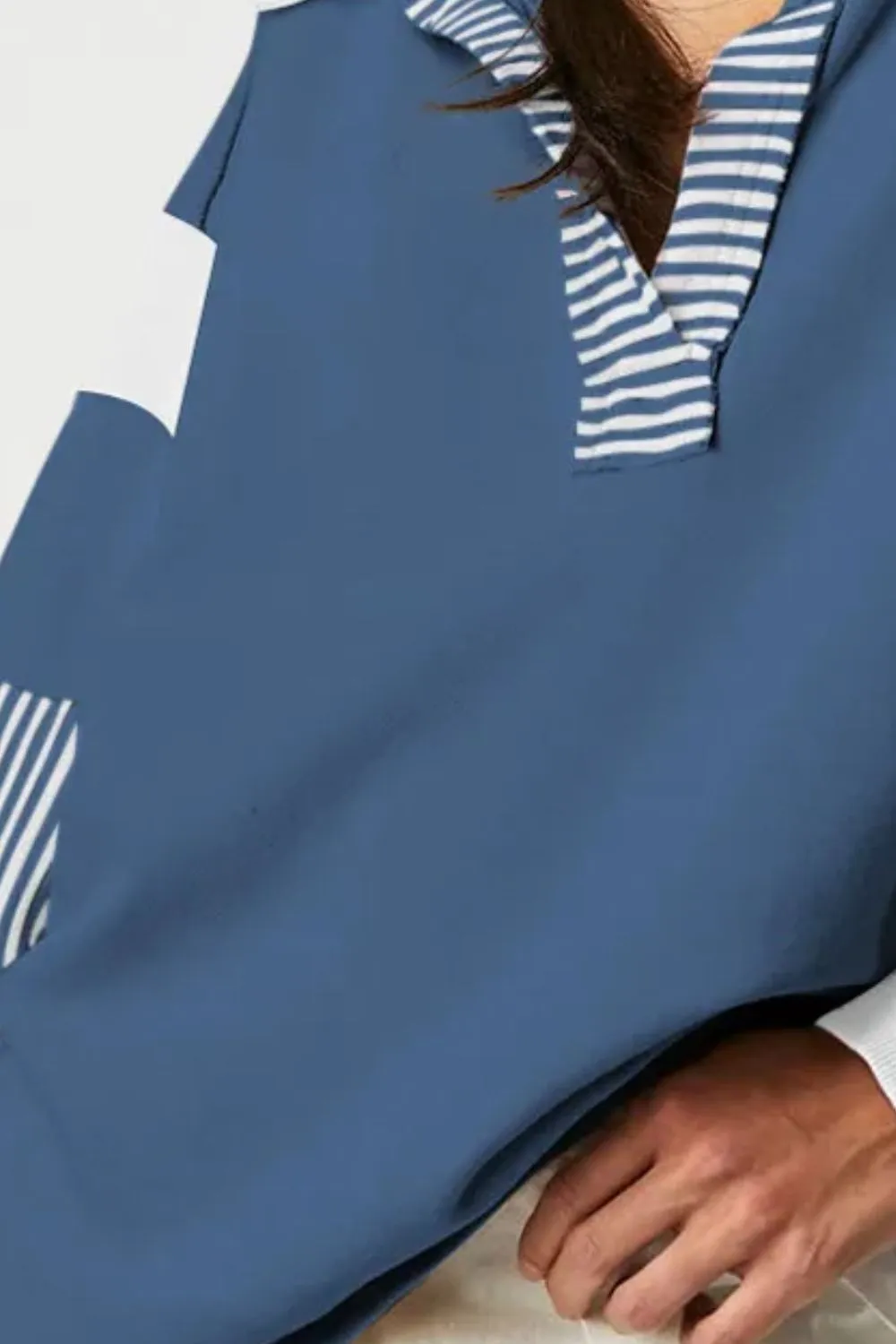 Collared Neck Long Sleeve Sweatshirt, image 6