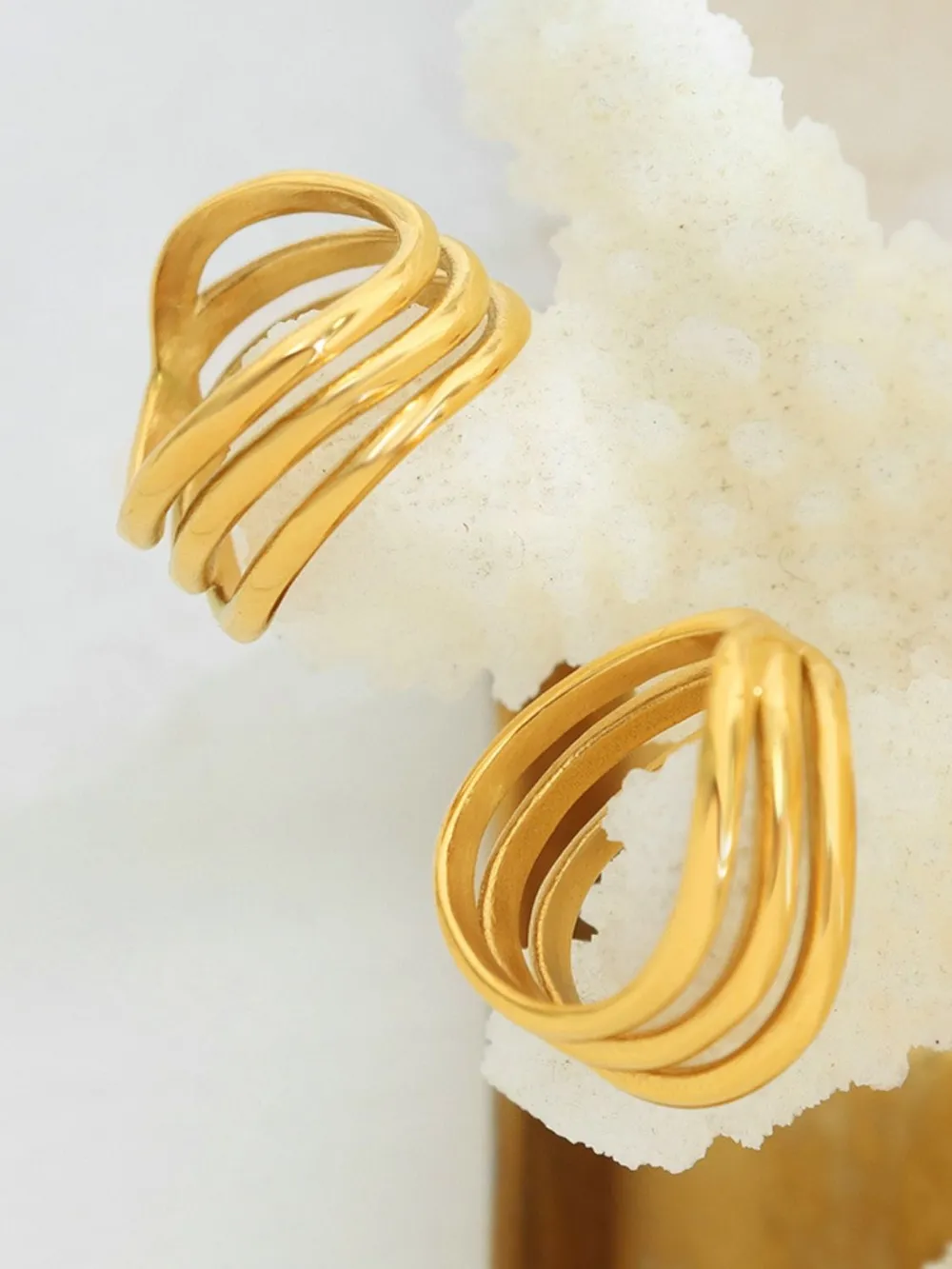 Titanium Steel Three-Layered Ring, image 4
