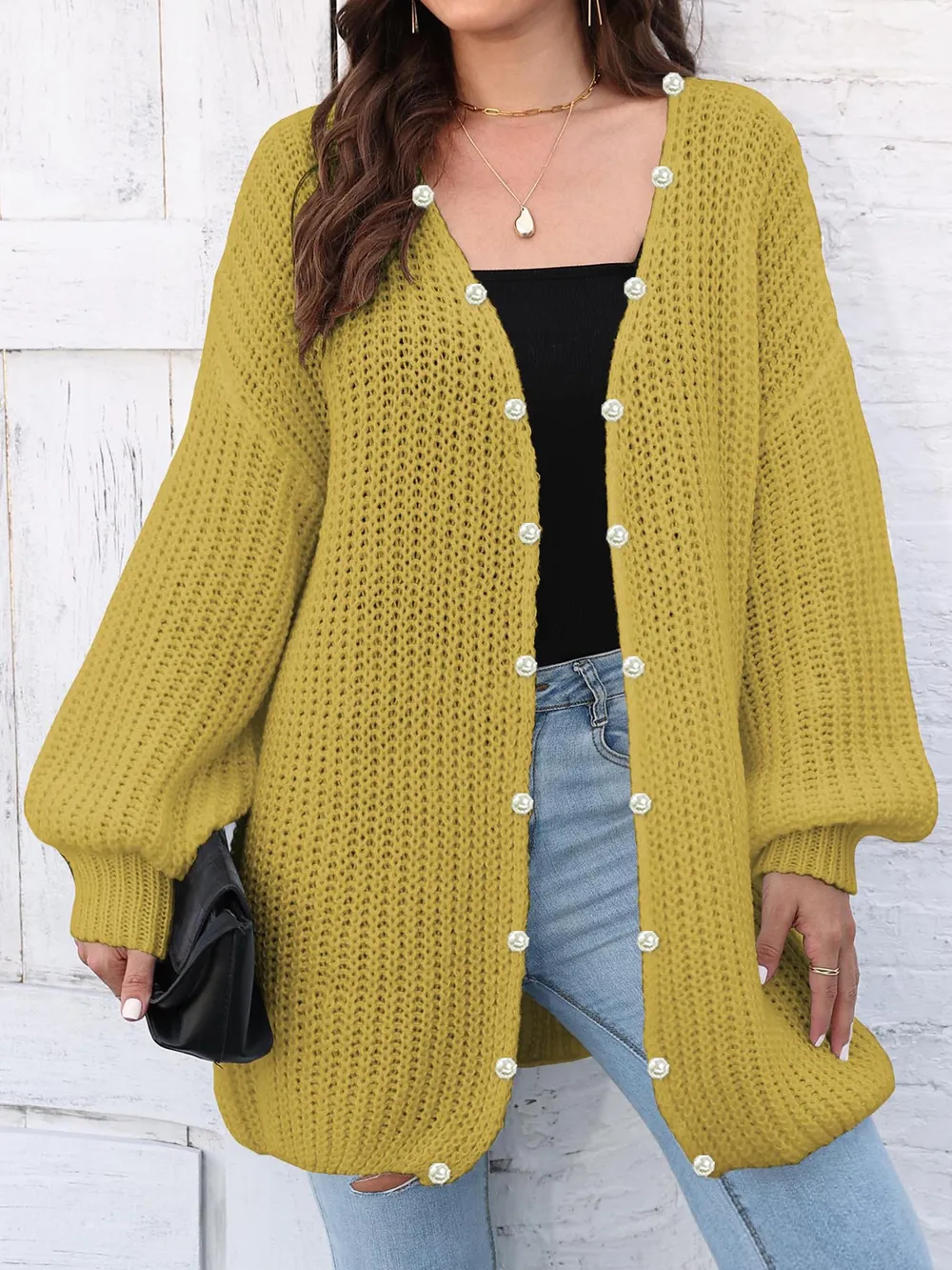 Open Front Long Sleeve Cardigan, image 20