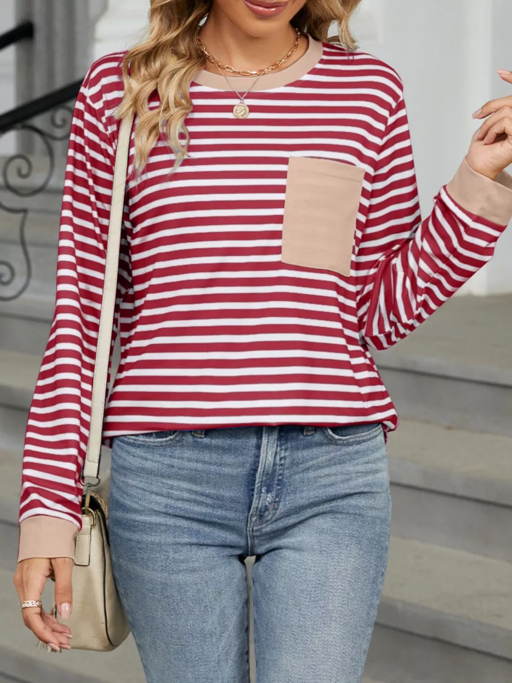 Striped Long Sleeve T-Shirt, image 22