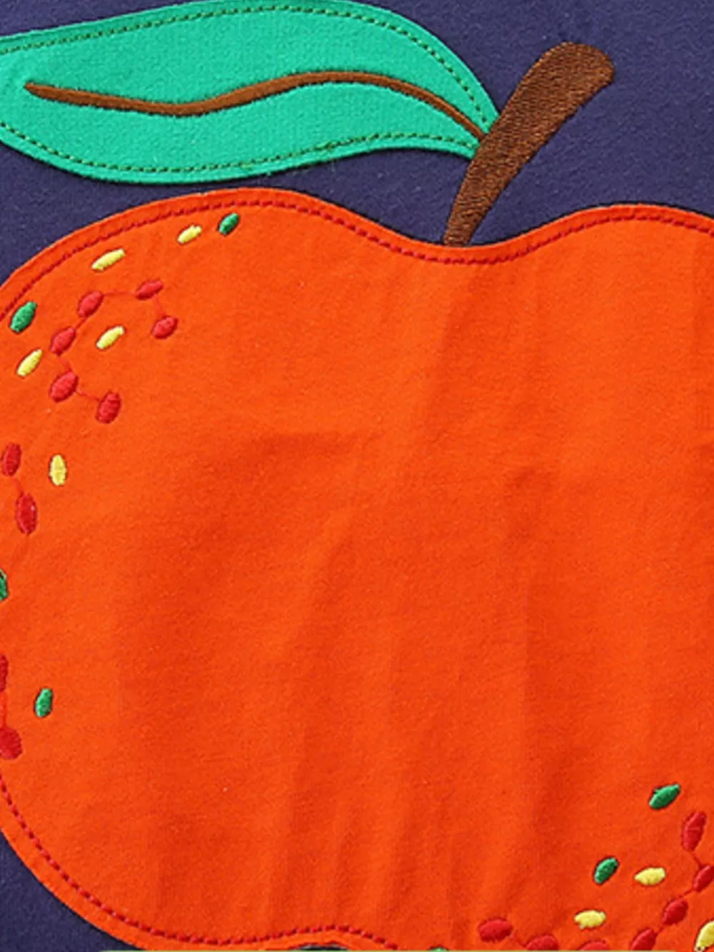Children's Apple Embroidered T-Shirt & Shorts Set, image 4