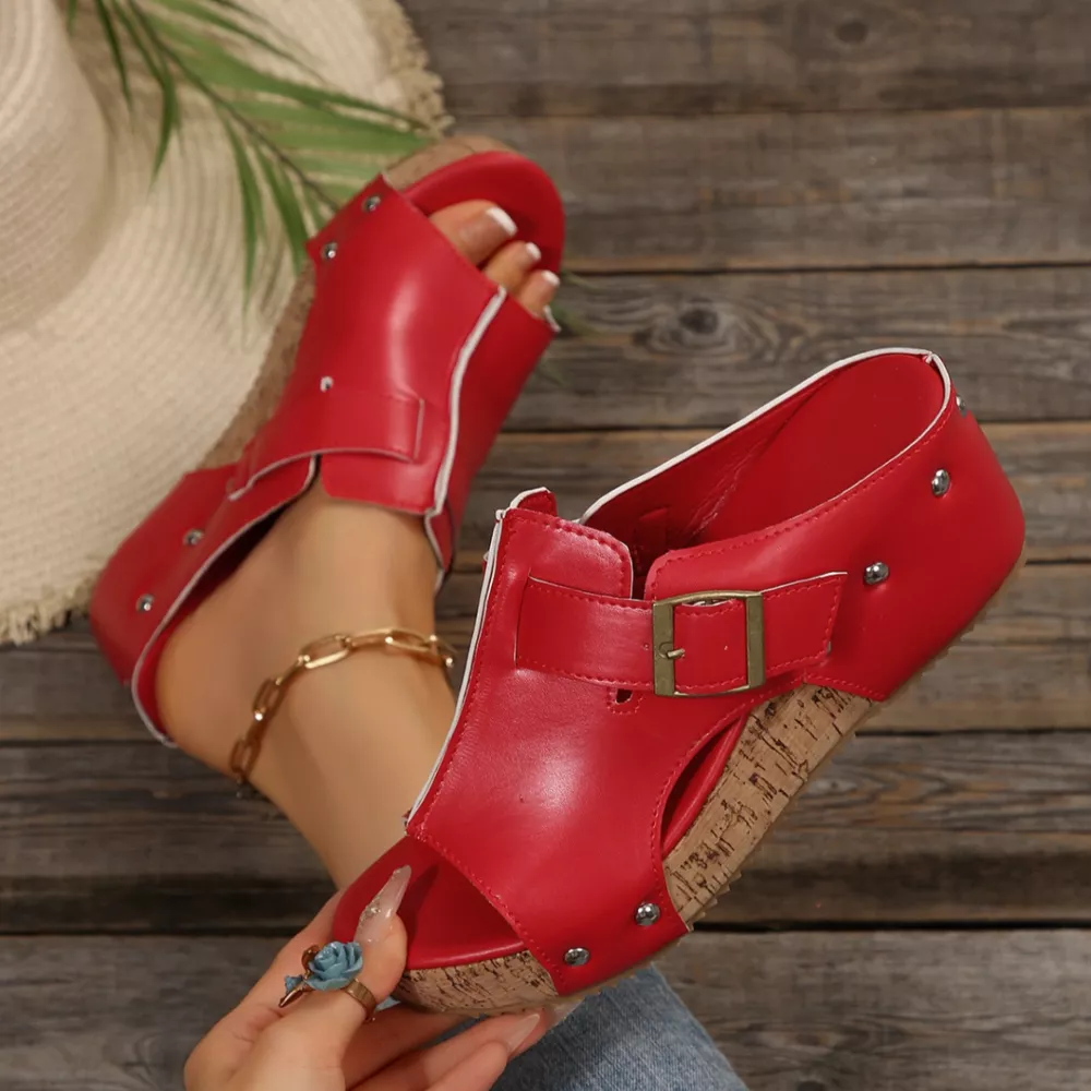Open Toe Wedge Sandals, image 10