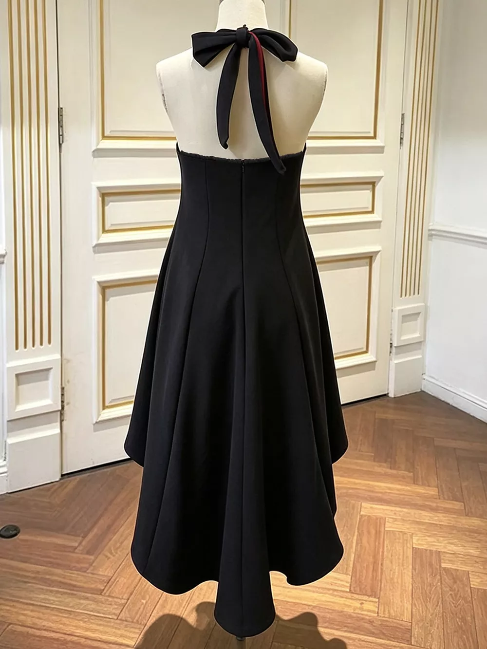 High-Low Halter Neck Dress, image 6