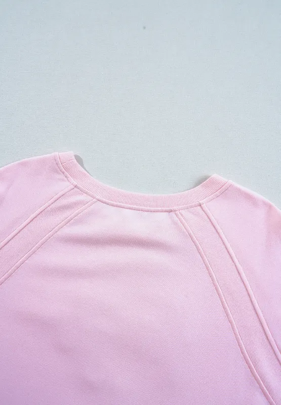 Valentine’s Day HUG AND KISSES Round Neck Sweatshirt, image 4