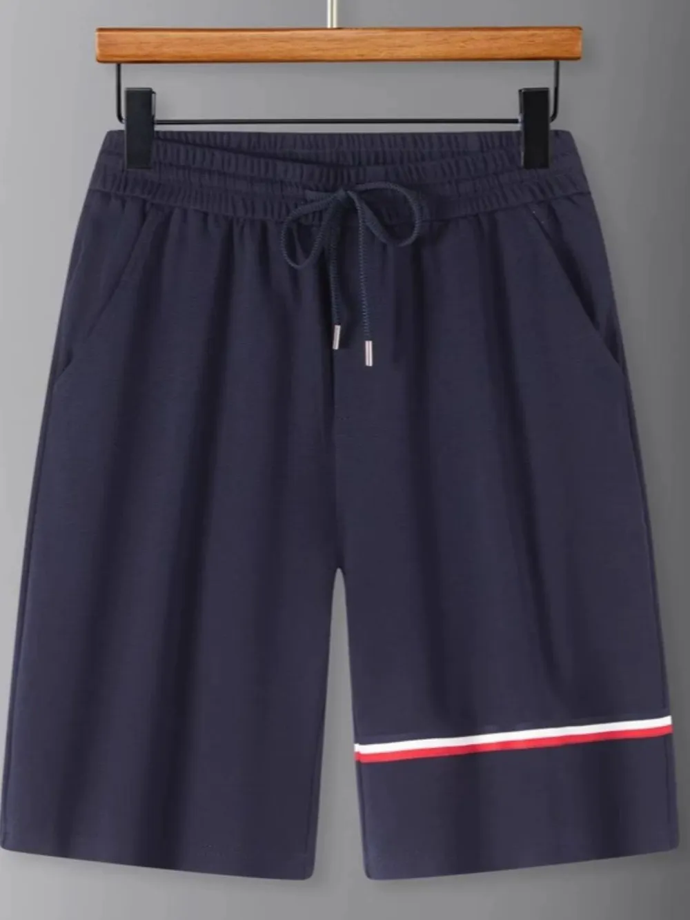 Men's Plus Size Drawstring Shorts with Pockets, image 2