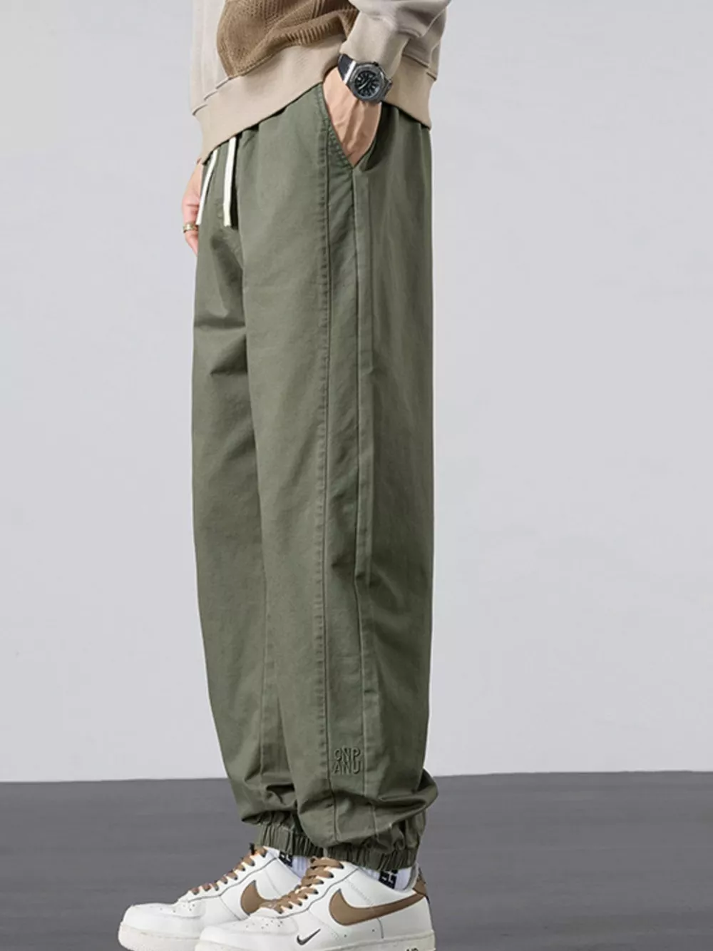 Men's Plus Size Casual Loose Fit Joggers, image 4