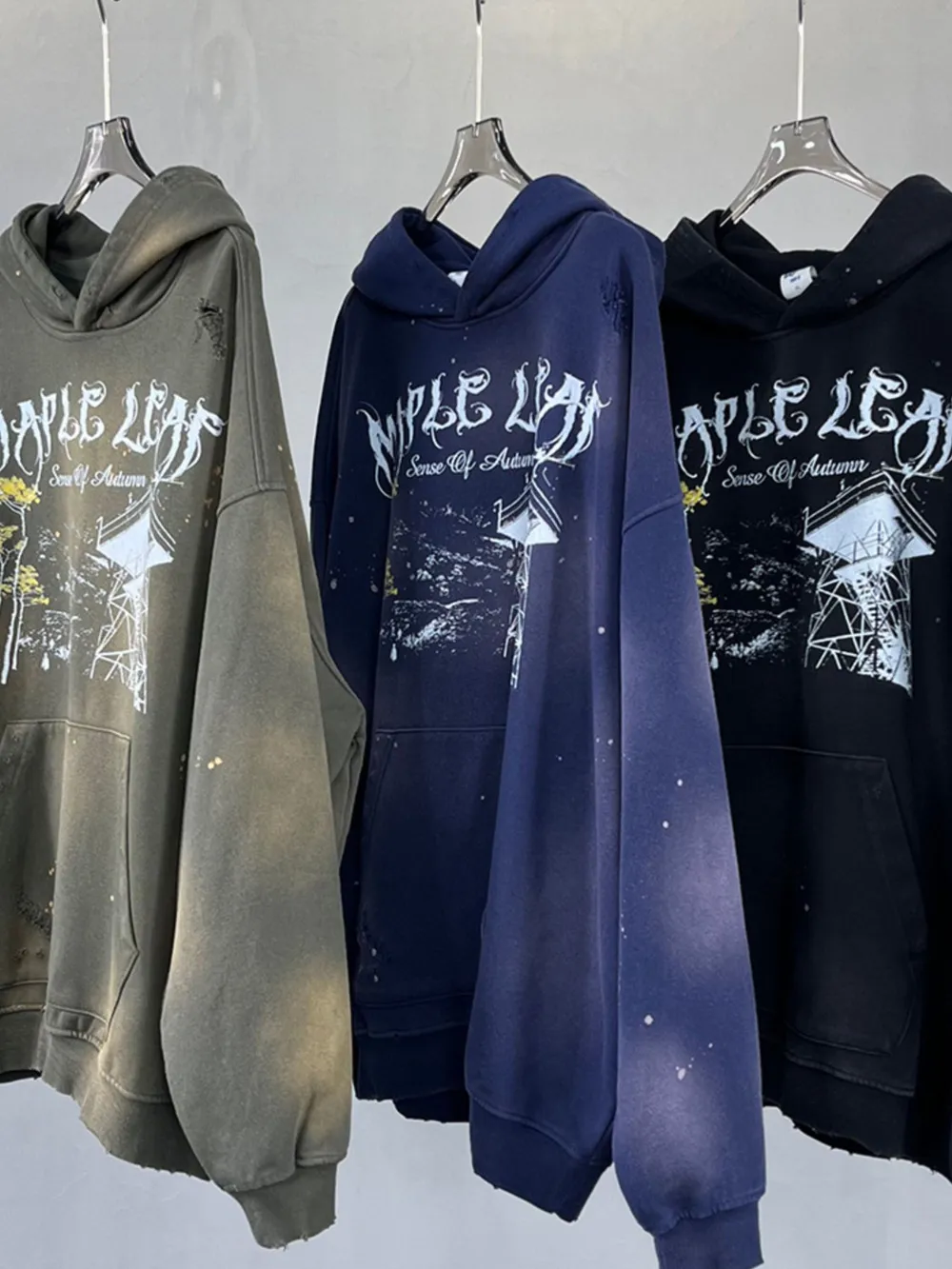 Men's Graphic Long Sleeve Hoodie, image 5