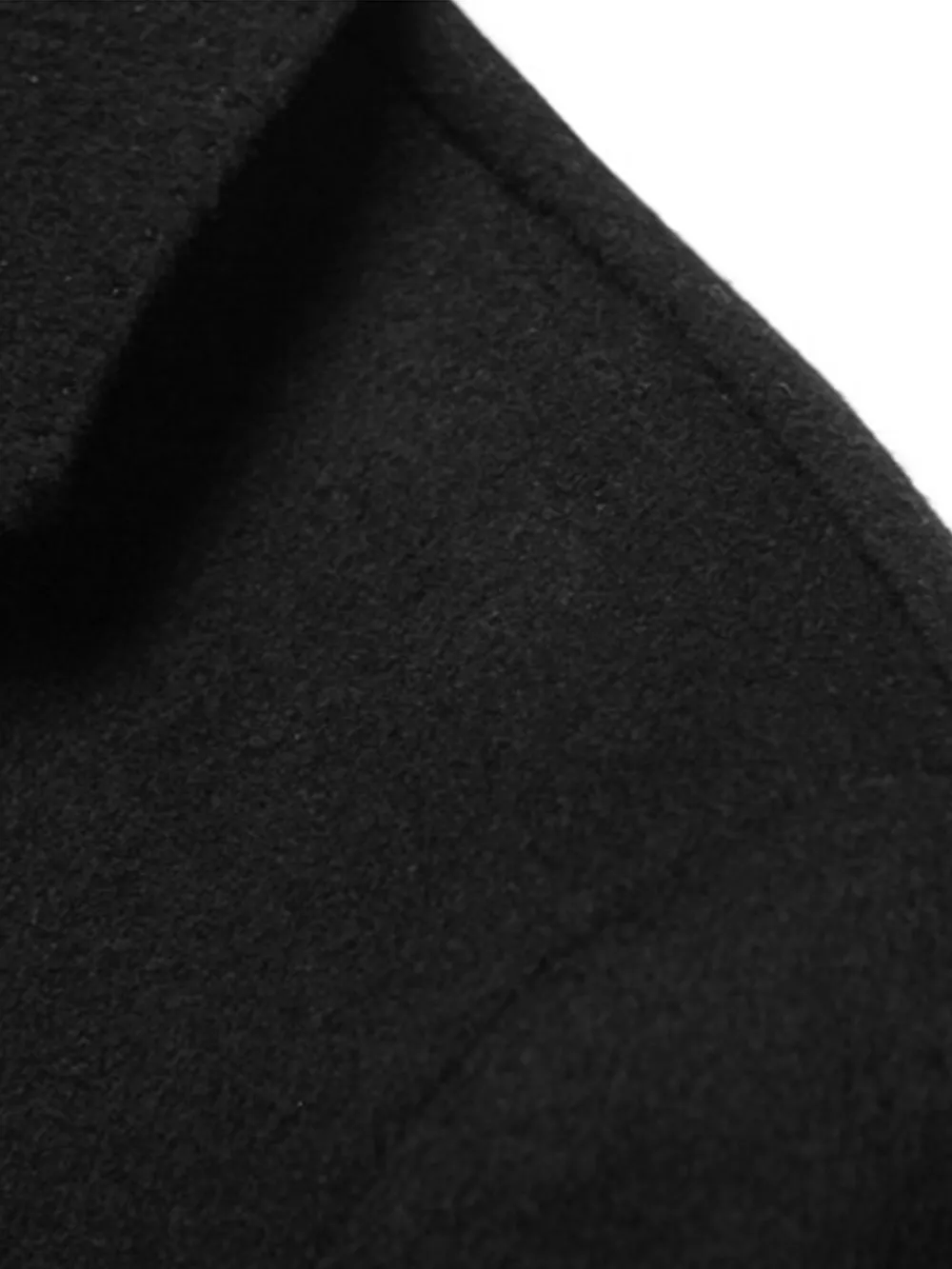 Men's Plus Size Wool Long Sleeve Outerwear, image 7