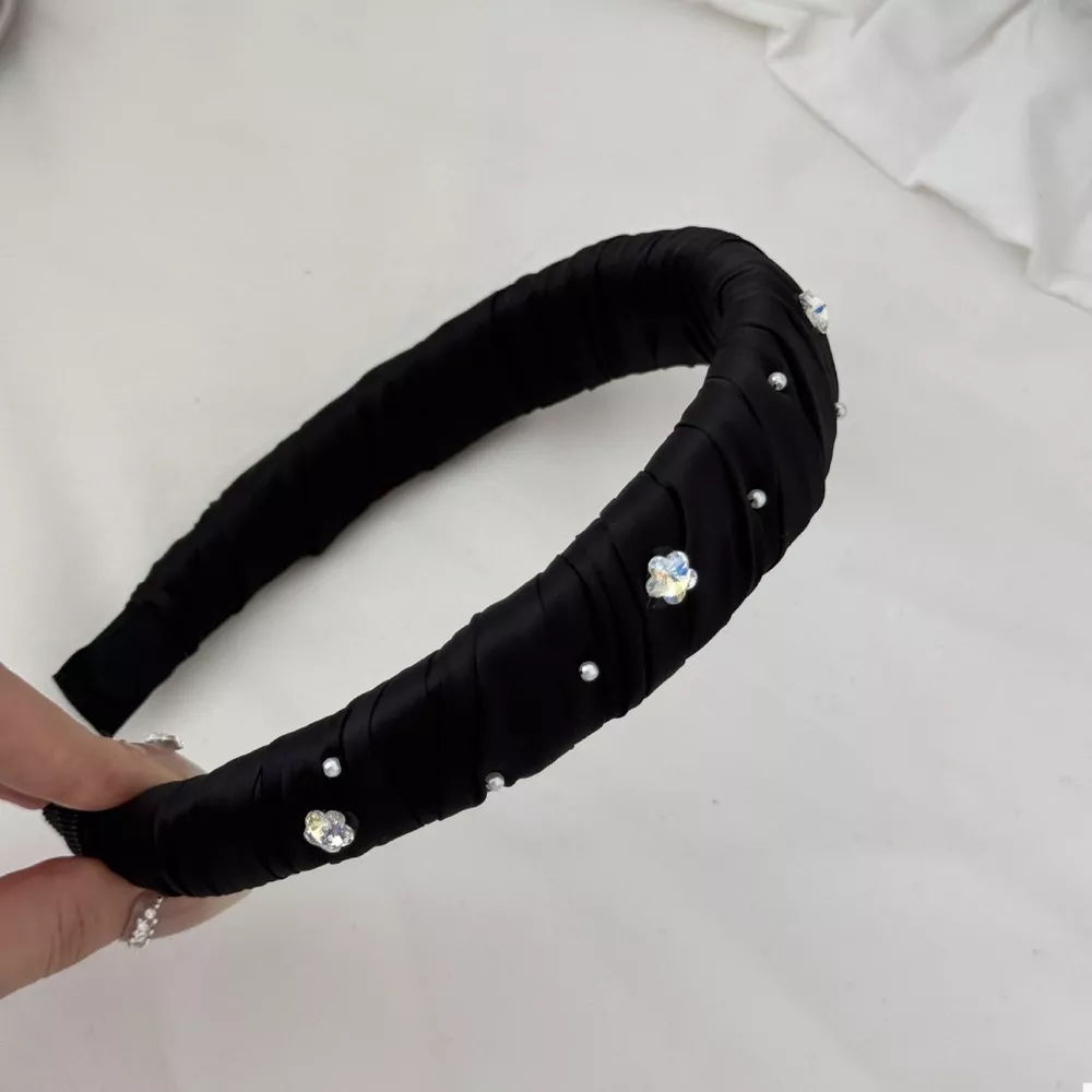 Rhinestone Wide Padded Headband, image 6