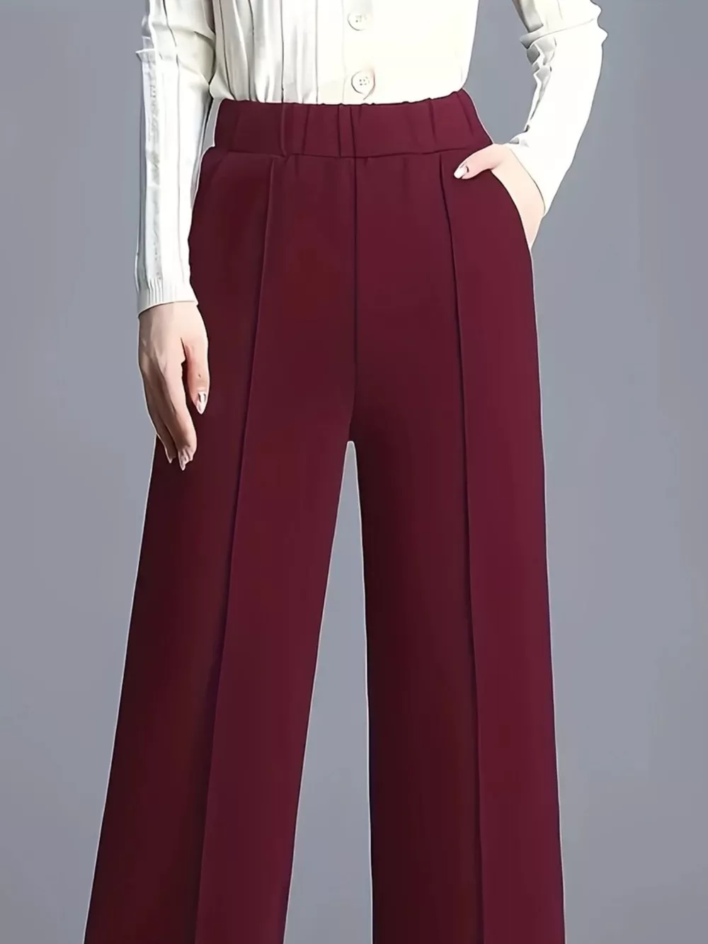 Wide Leg High Waist Pants, image 19