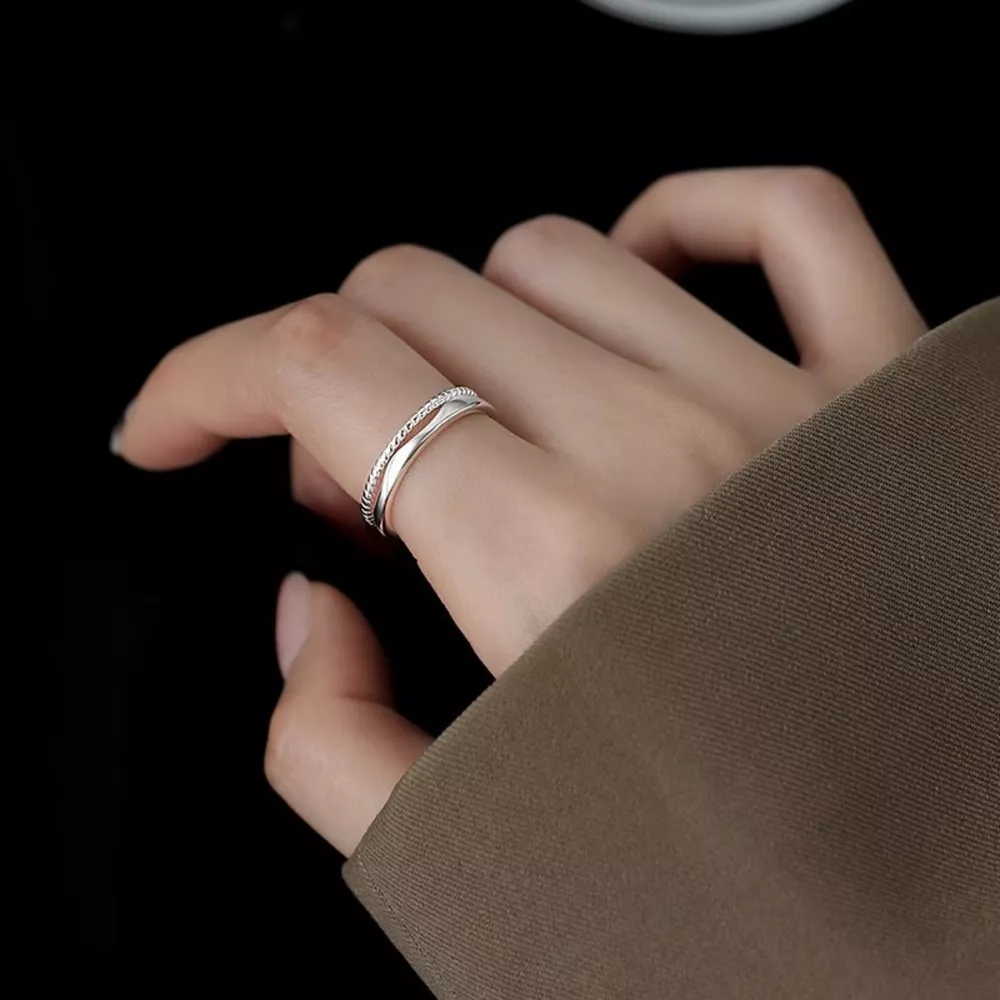925 Sterling Silver Open Ring, image 6